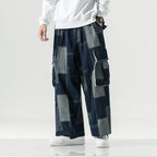 #A057-K205# Trendy Casual Denim Trousers