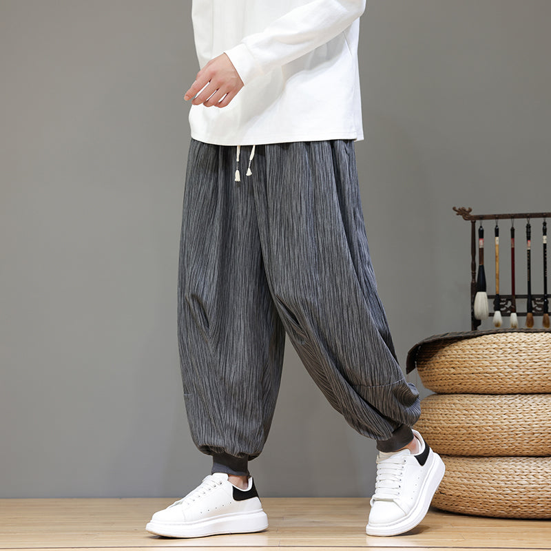#QT219-WK18# Trendy Casual Wide-Leg Pants