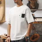 #JT-YTX626-ST# American Retro Short Sleeve T-Shirt