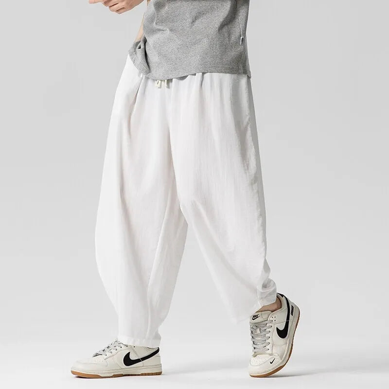 #QT713-K307#Japanese Casual Wide-Leg Pants