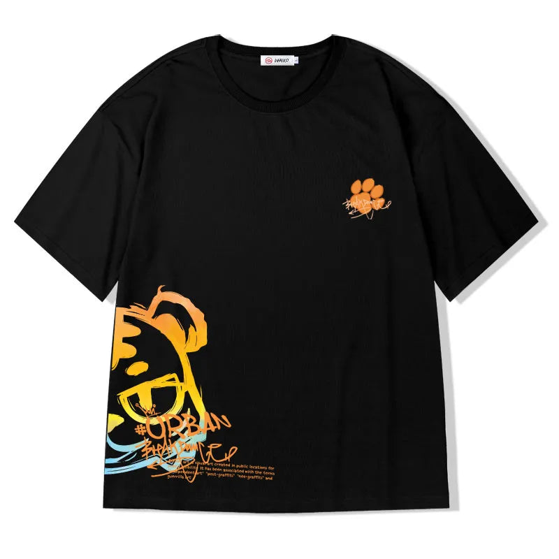 #XF-0419d# Trendy Casual Short-Sleeved T-shirt