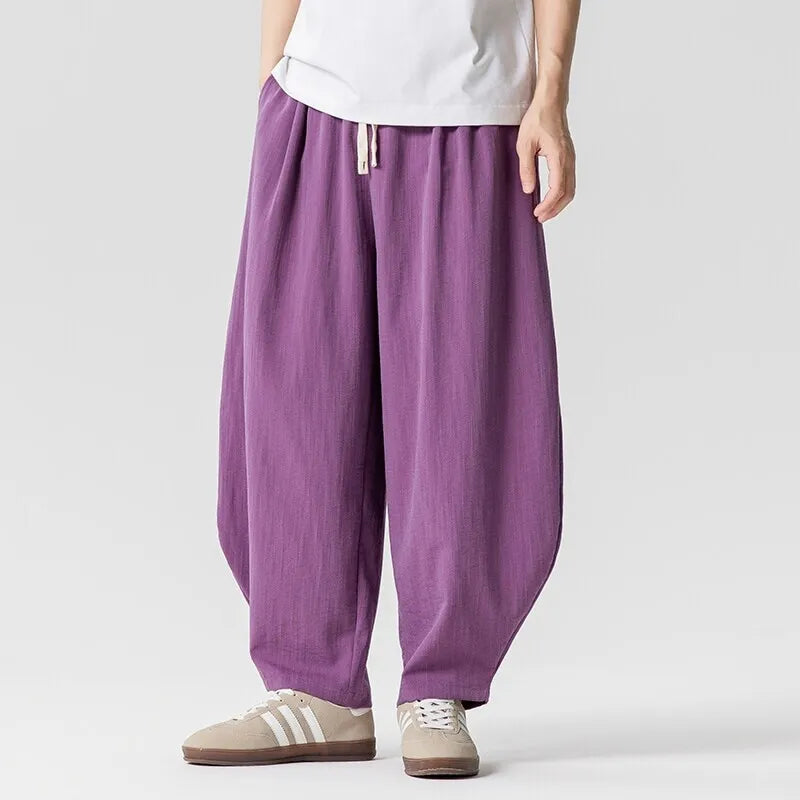#QT713-K307#Japanese Casual Wide-Leg Pants
