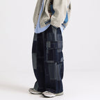 #A057-K205# Trendy Casual Denim Trousers