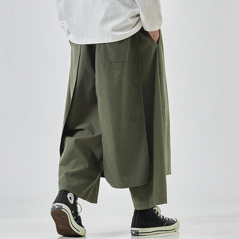 #A048-K403# 潮品棉麻休閒褲