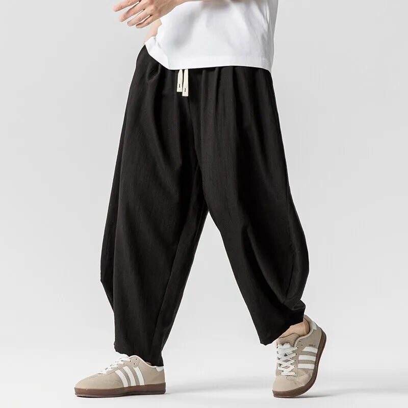 #QT713-K307#Japanese Casual Wide-Leg Pants