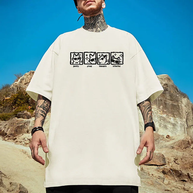 #XF-DFWX023#Trendy Casual Short-Sleeved T-Shirt Main Image