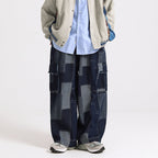 #A057-K205# Trendy Casual Denim Trousers