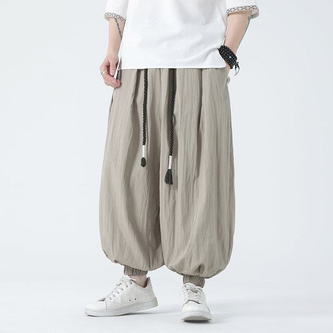#QT7008-A612# Trendy Cotton Linen Pants Main Image