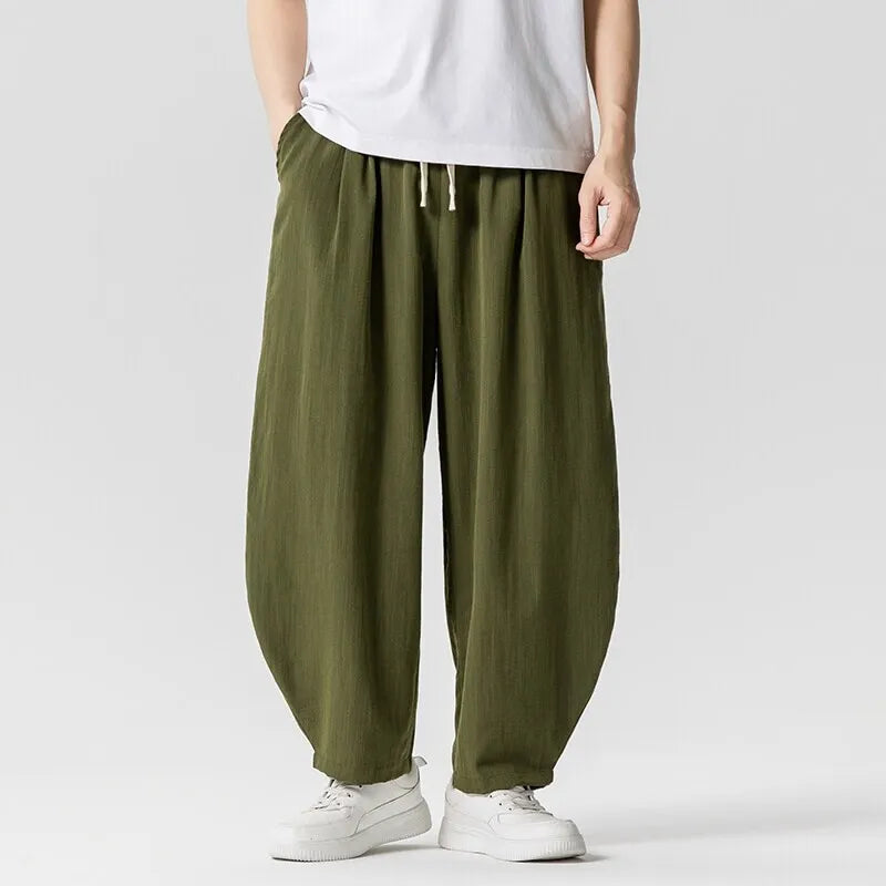 #QT713-K307#Japanese Casual Wide-Leg Pants