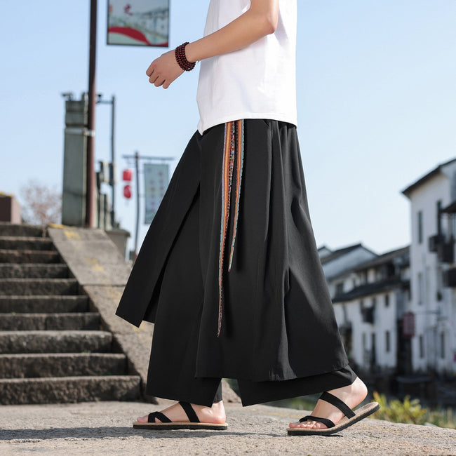 FLOW｜Japanese-Style Airy Loose-Fit Balloon Pants Main Image