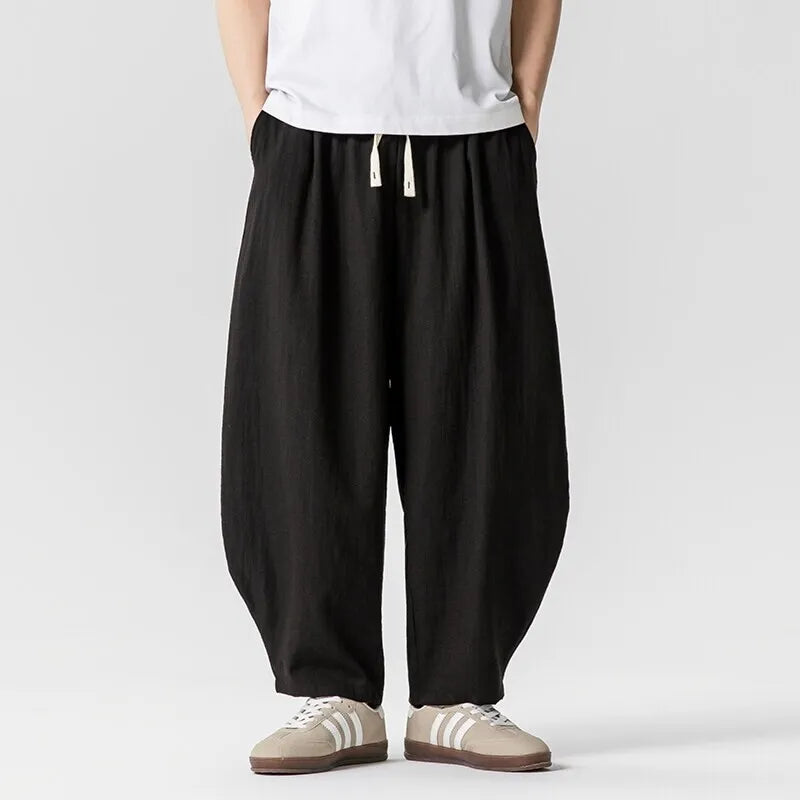 #QT713-K307#Japanese Casual Wide-Leg Pants