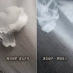 萊賽爾天絲面料的透氣性對比示意圖，展示優於棉質的超強透氣與酷爽性能。